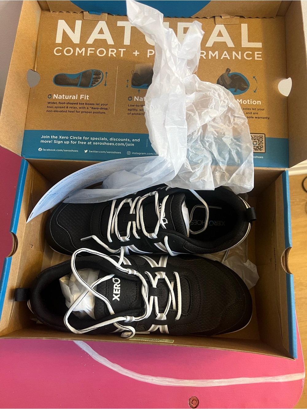 NWT Xero Black Men’s Prio Shoes - Picture 2 of 6